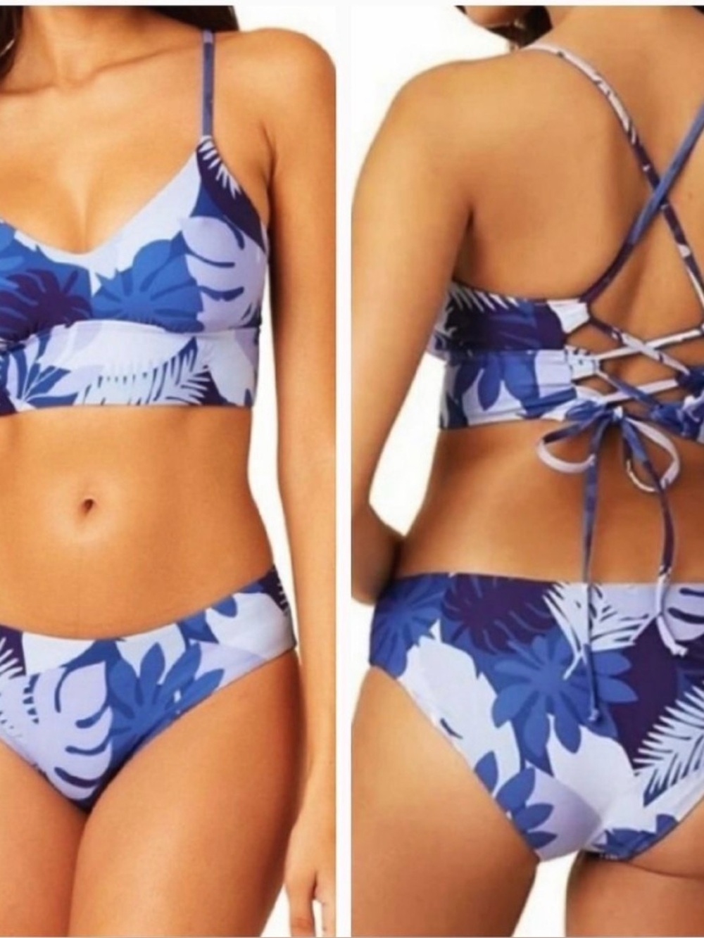 NWT Splendid Party Palm Bikini Set - Size Medium